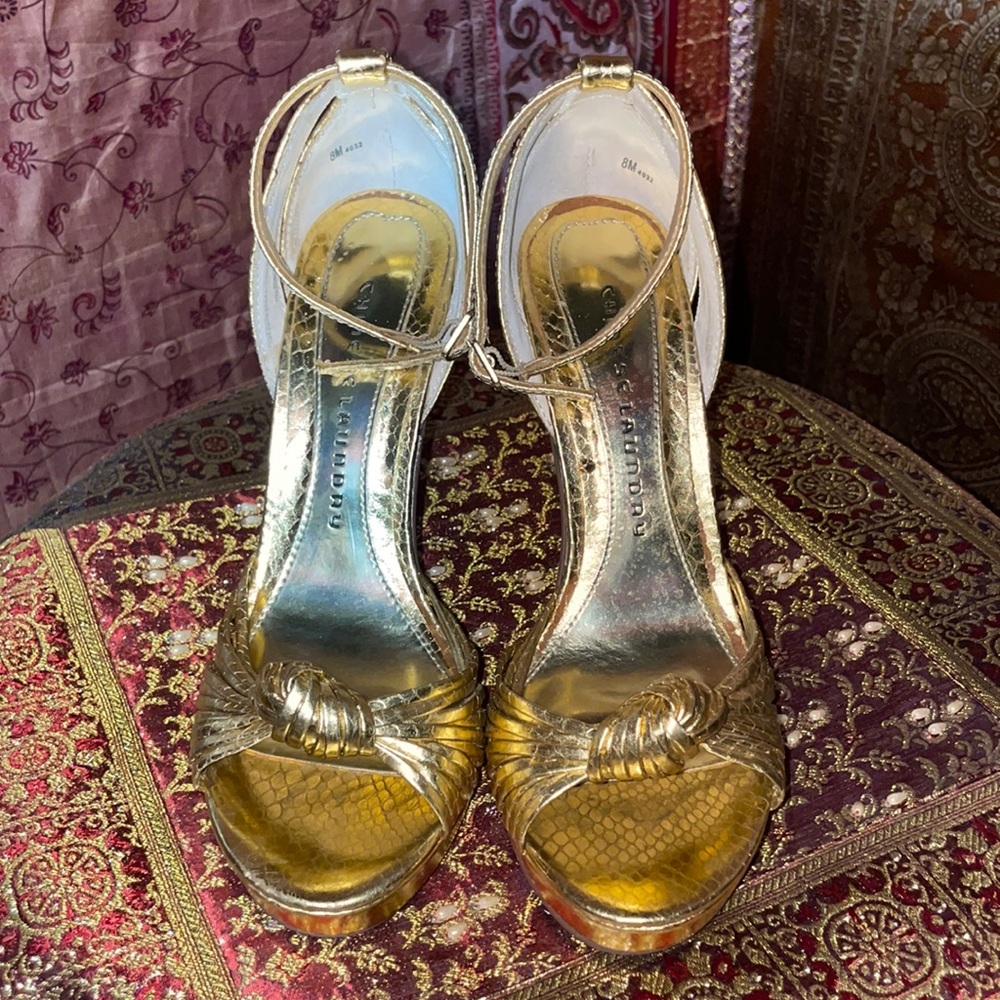Gold heels